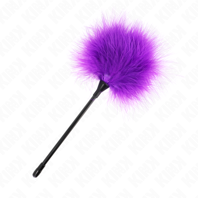 PLUMAS PARA COSQUILLAS MORADO USADO PARA EL KIT BONDAGE 27 CM