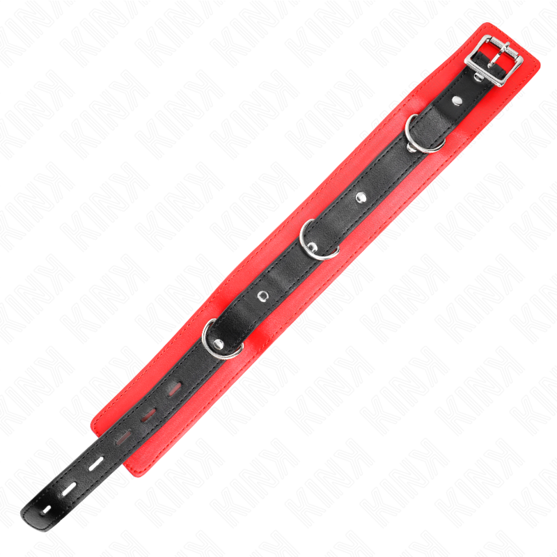 COLLAR CON CORREA 65 CM ROJO 54 X 4.5 CM