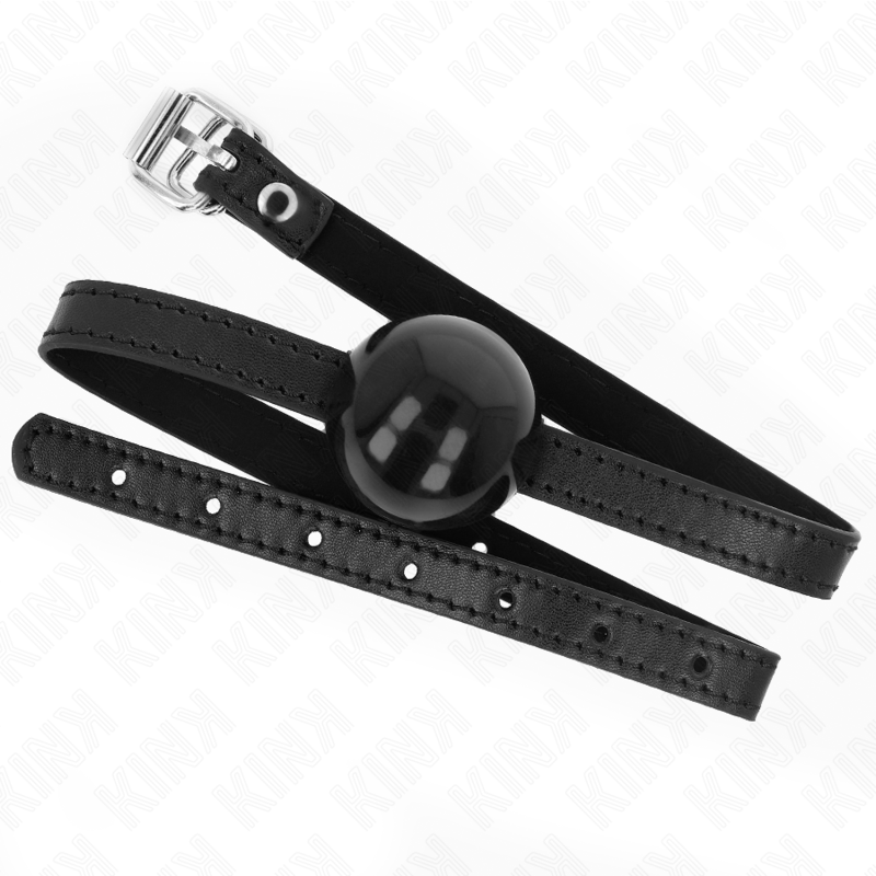 MORDAZA DE BOLA 4 CM SÓLIDA SIMPLE NEGRO 65 x 1.5 CM