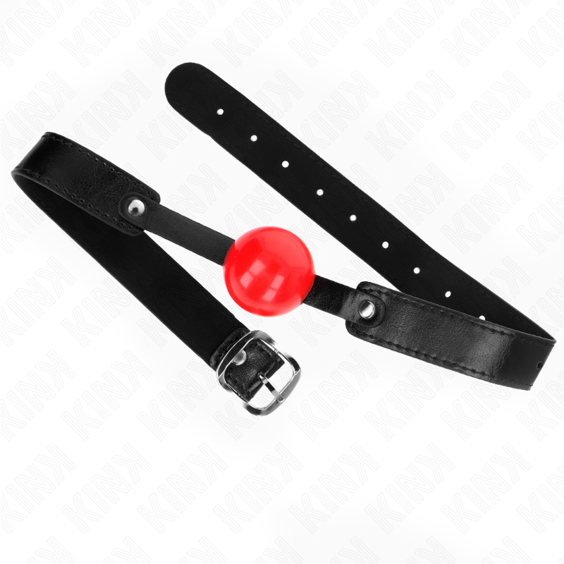 MORDAZA DE BOLA 4 CM SUAVE DE TPE MODELO 1 66 x 2.5 CM AJUSTABLE 41-61 CM