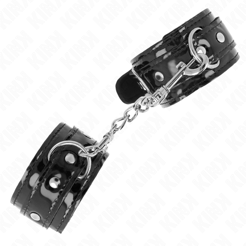 Esposas DE NEOPRENO BRILLANTE AJUSTABLE 17-24 CM X 4.5 CM