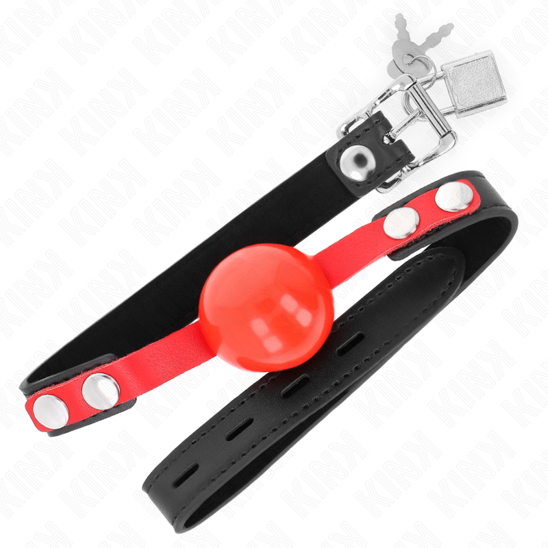 MORDAZA DE BOLA 4 CM SUAVE DE TPE MODELO 4 60 x 2 CM AJUSTABLE 37-52 CM