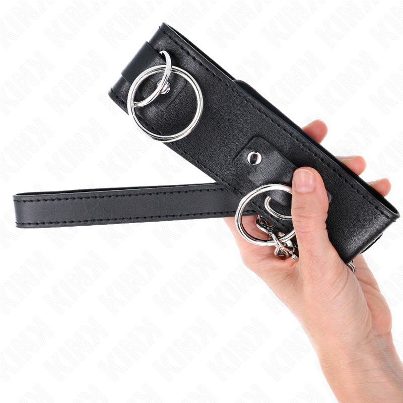 Collar CON CORREA 65 CM 3 ANILLOS MODELO 2 AJUSTABLE 36-43 CM X 5 CM