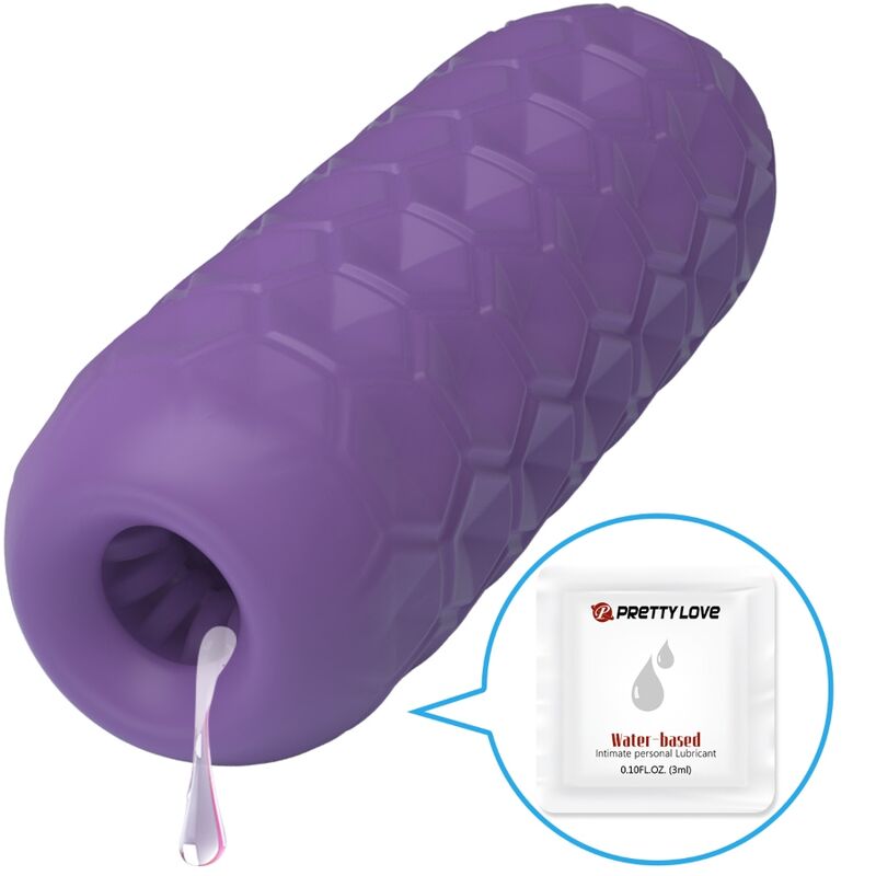 TWIN BALLS MASTURBADOR MASCULINO MORADO