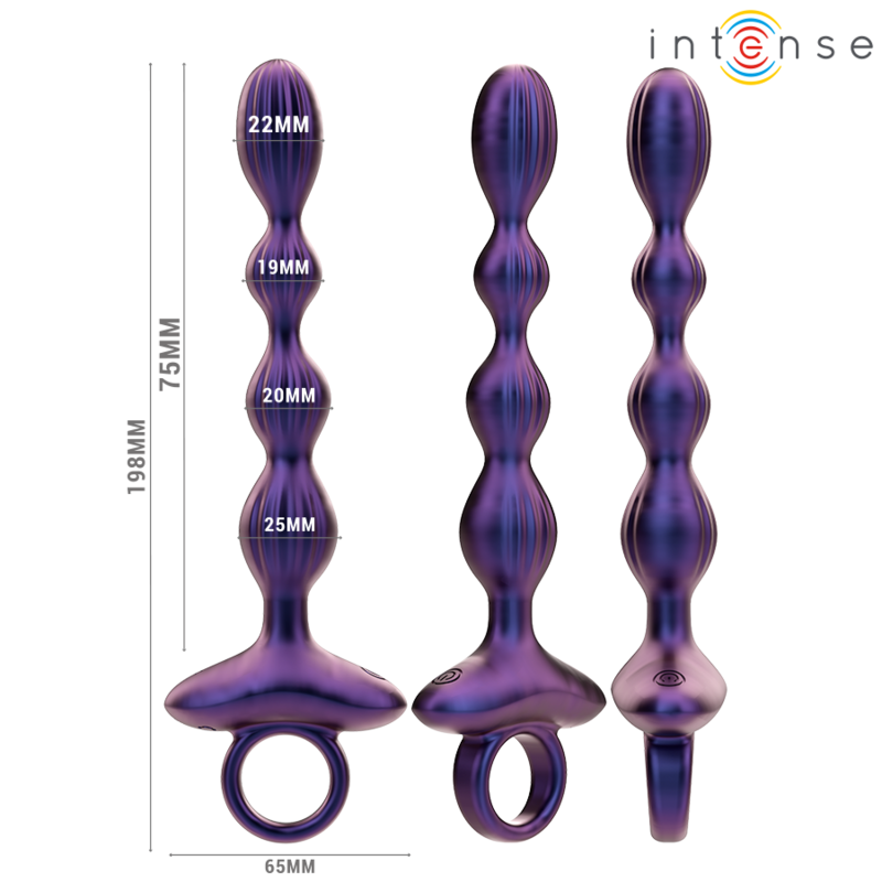 JACKIE de INTENSE – Plug Anal Vibrador Ergonómico