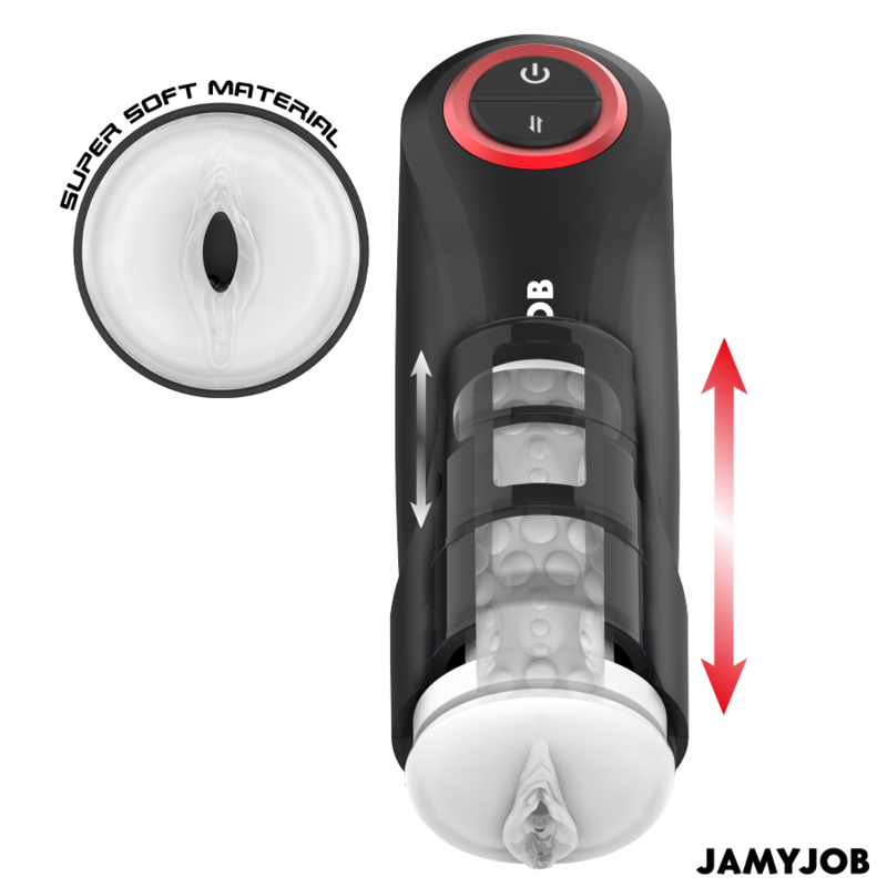 MASTURBADOR VAGINA AUTOMÁTICO 5 MODOS DE EMPUJE Y EFECTO SONIDO