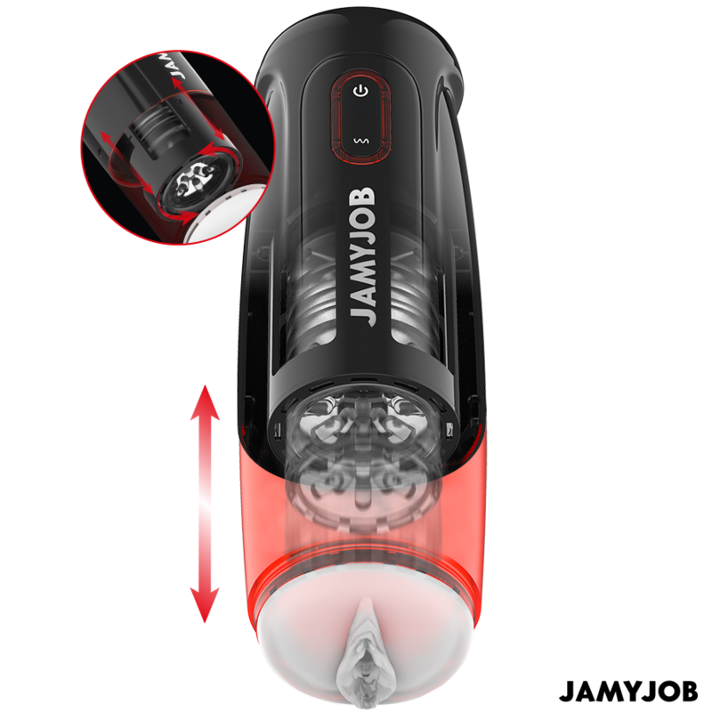 STORM MASTURBADOR VAGINA AUTOMÁTICO 10 MODOS ROTACIÓN Y EMPUJE