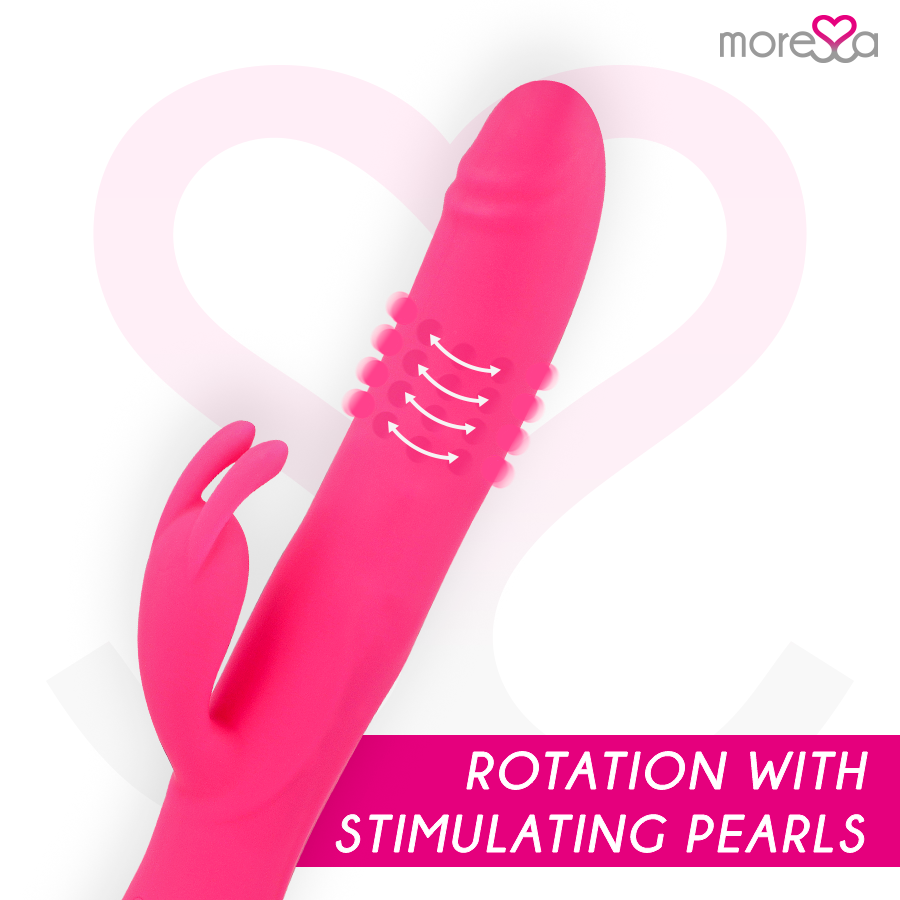 ROTADOR PERLADO Y POTENTE VIBRACION  PREMIUM SILICONE