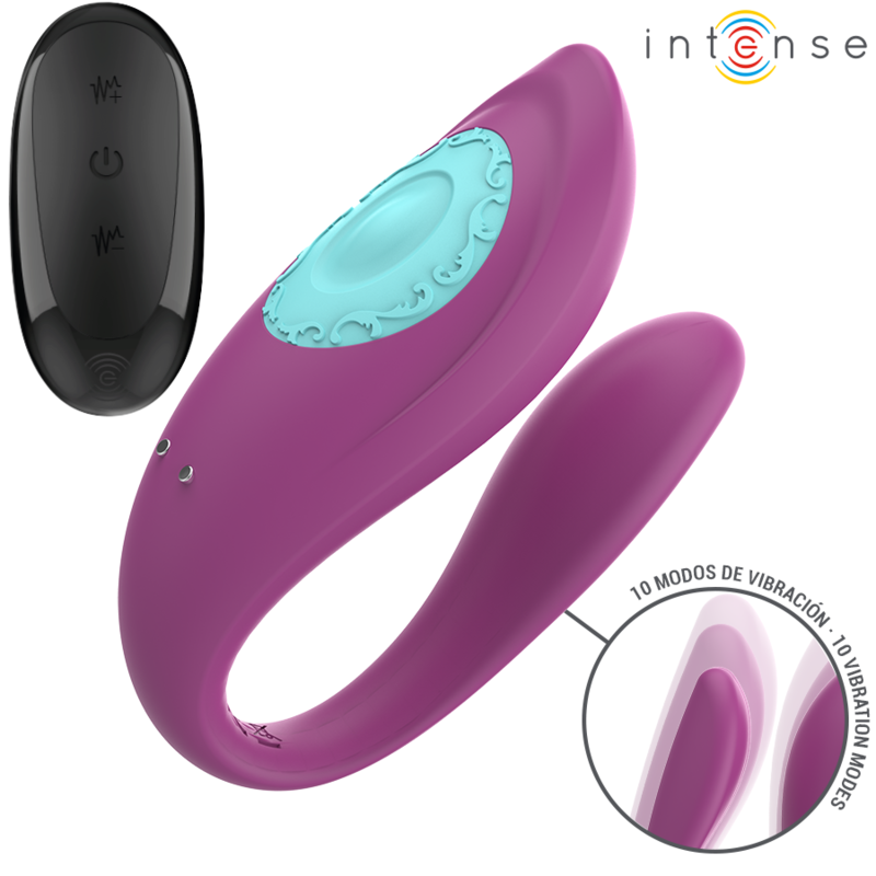 ANNIE – Vibrador en forma de U con control remoto y 10 funciones de vibración