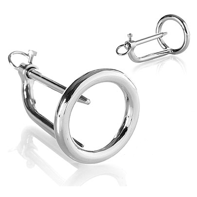Anillo Metálico para Glande con Plug Uretral | Explora el BDSM con Seguridad