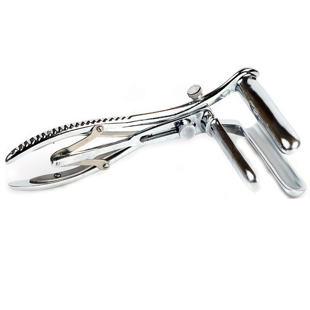 Espéculo Anal Triple Profesional de Acero Quirúrgico | Dilatación Gradual BDSM