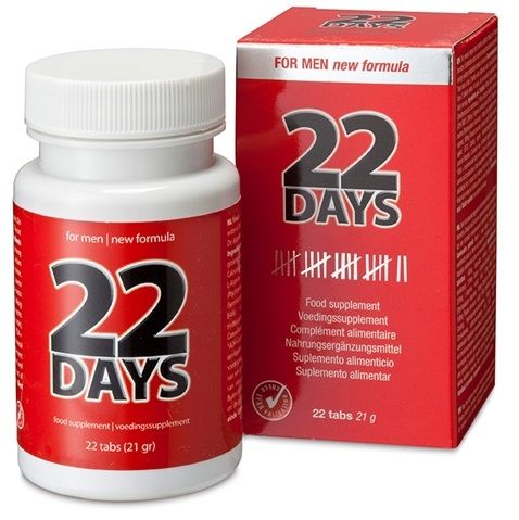 22 Days PE – Suplemento de Vitaminas para Estimular la Potencia y Masculinidad (22 cápsulas)