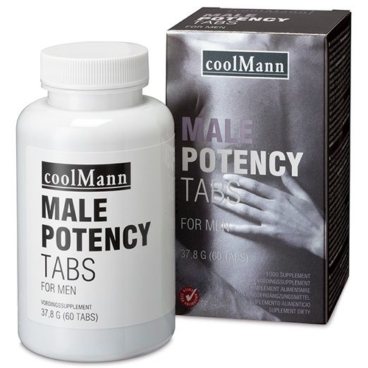 CoolMann Male Potency Tabs – Suplemento Natural para Potencia y Libido (60 cápsulas)