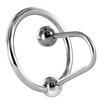 Anillo de Glande con Pin Dilatador de Uretra | Placer y Estimulación en Acero