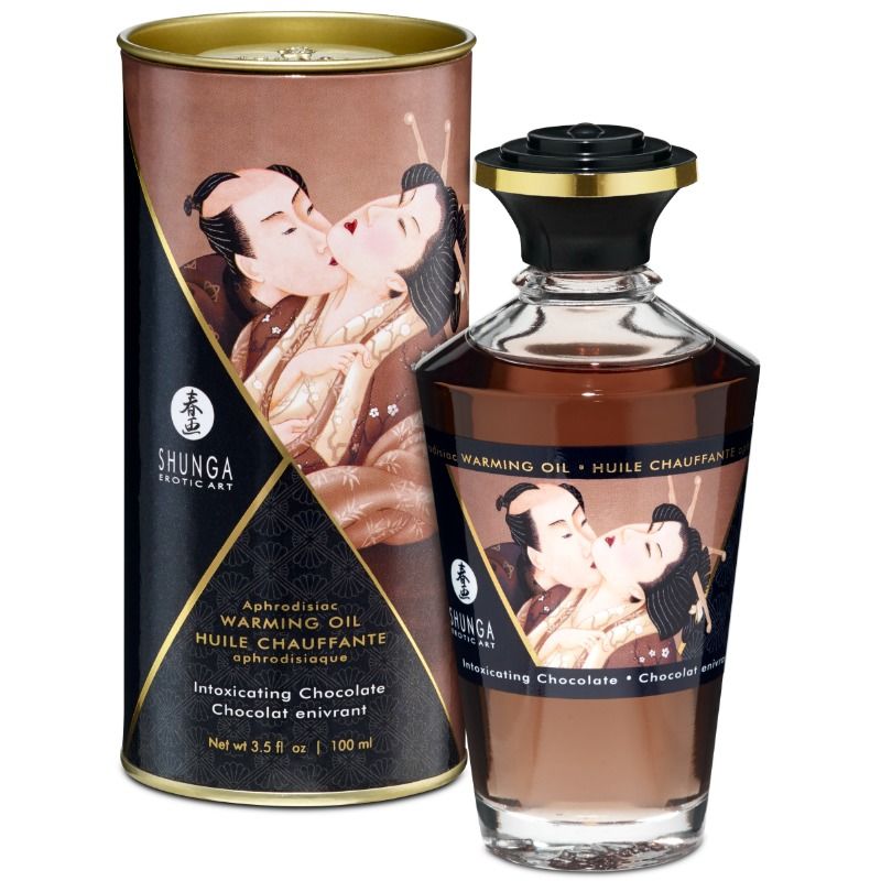 Aceite de Masaje Afrodisíaco Shunga – Chocolate & Efecto Calor