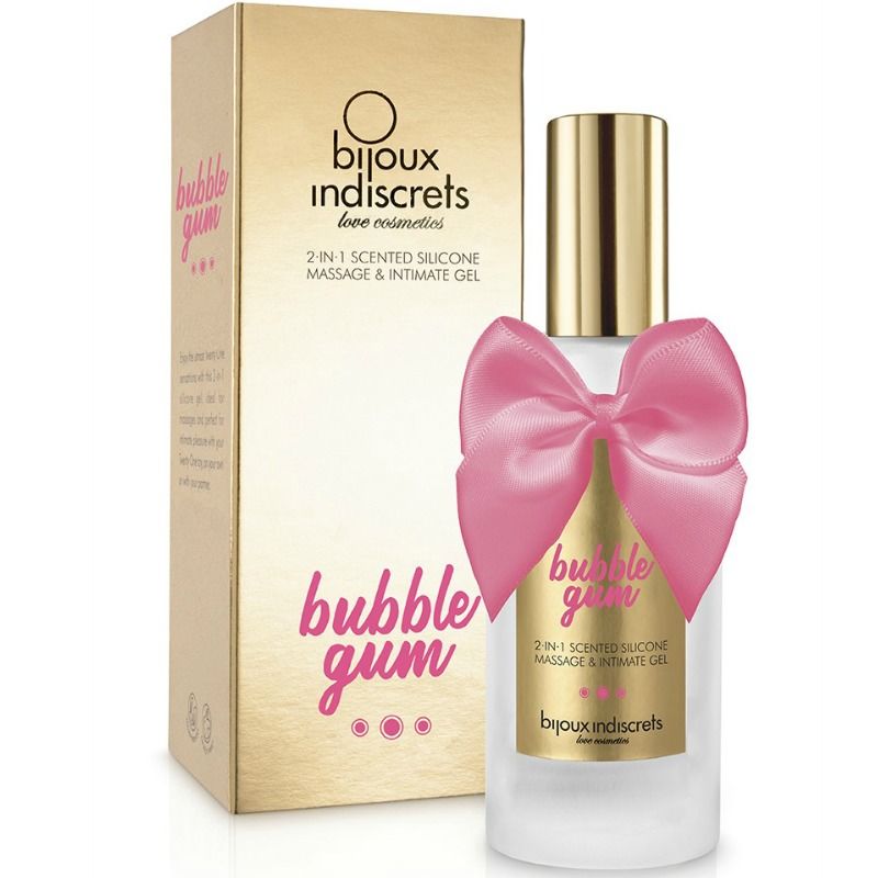 Gel 2 en 1 de Silicona con Aroma a Chicle de Fresa