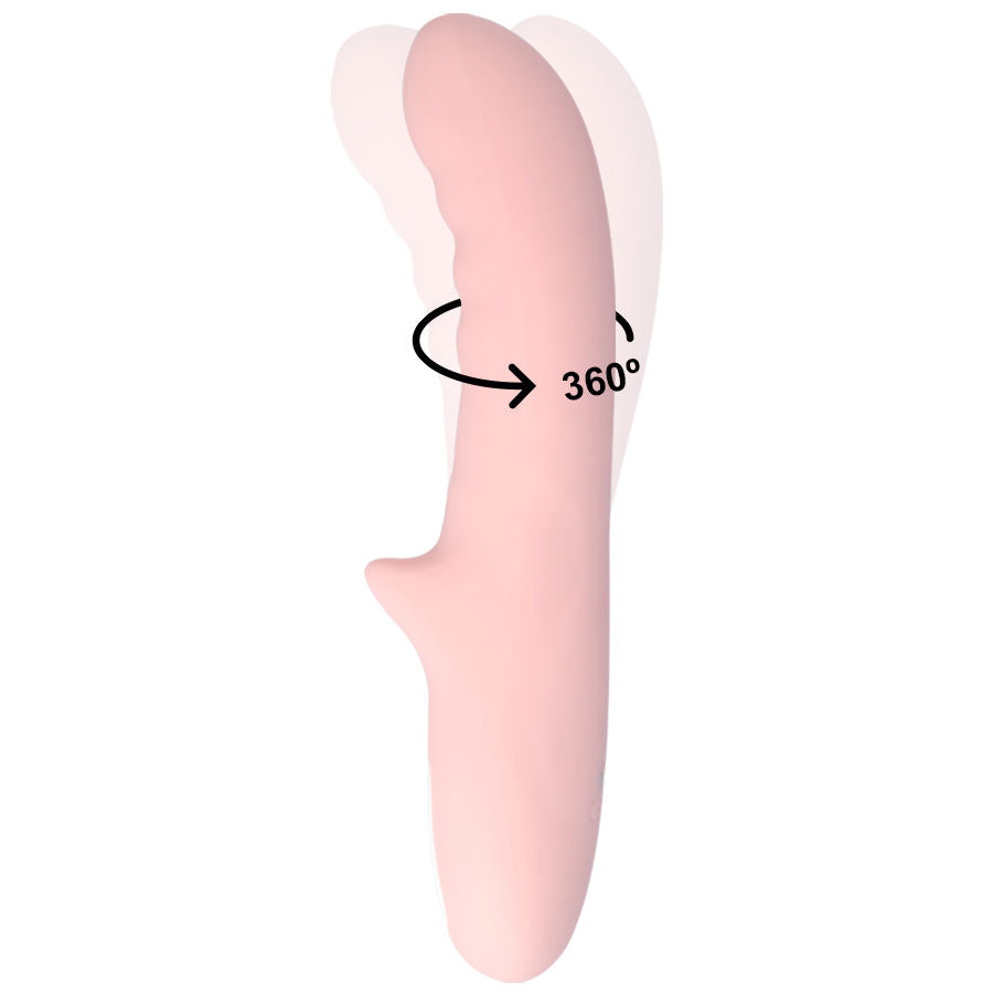 VIBRADOR ROTADOR ROSA