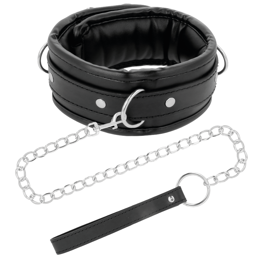 COLLAR CON CADENA SOFT LEATHER