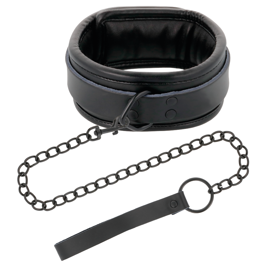 COLLAR CON CADENA  NEGRO