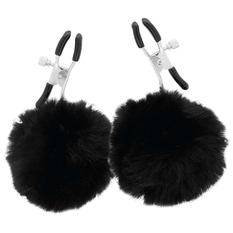 PINZAS PARA PEZONES CON POMPONES 1