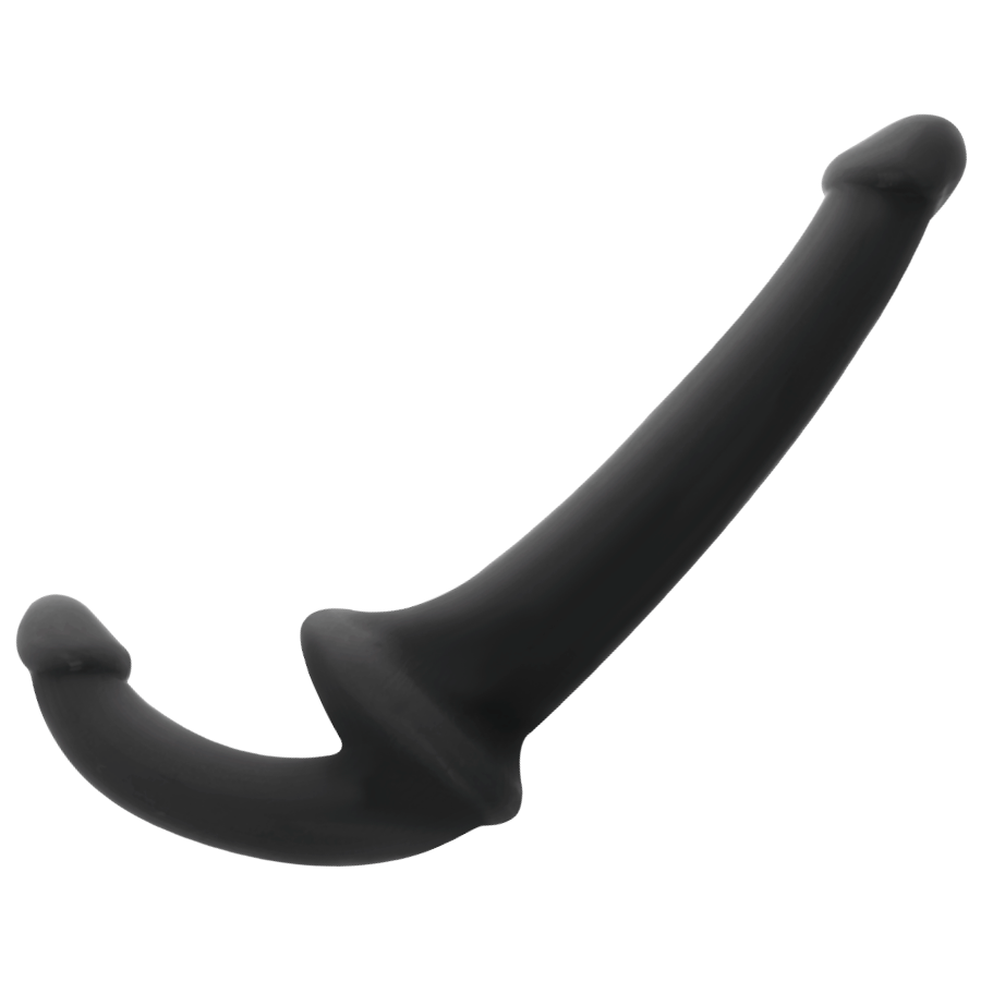 DILDO CON ARNÉS SIN SUJECCIÓN NEGRO