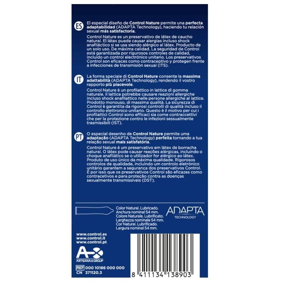 Preservativos de Látex Natural (12 unidades)