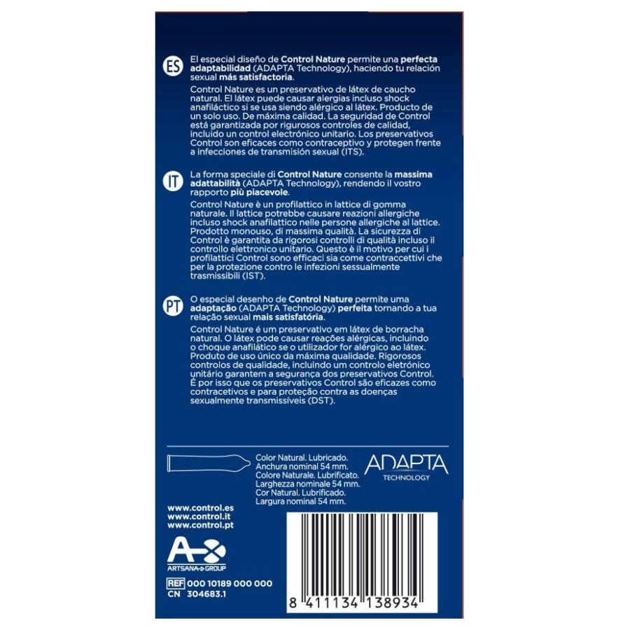 Preservativos de Látex Natural 57 mm (24 unidades)