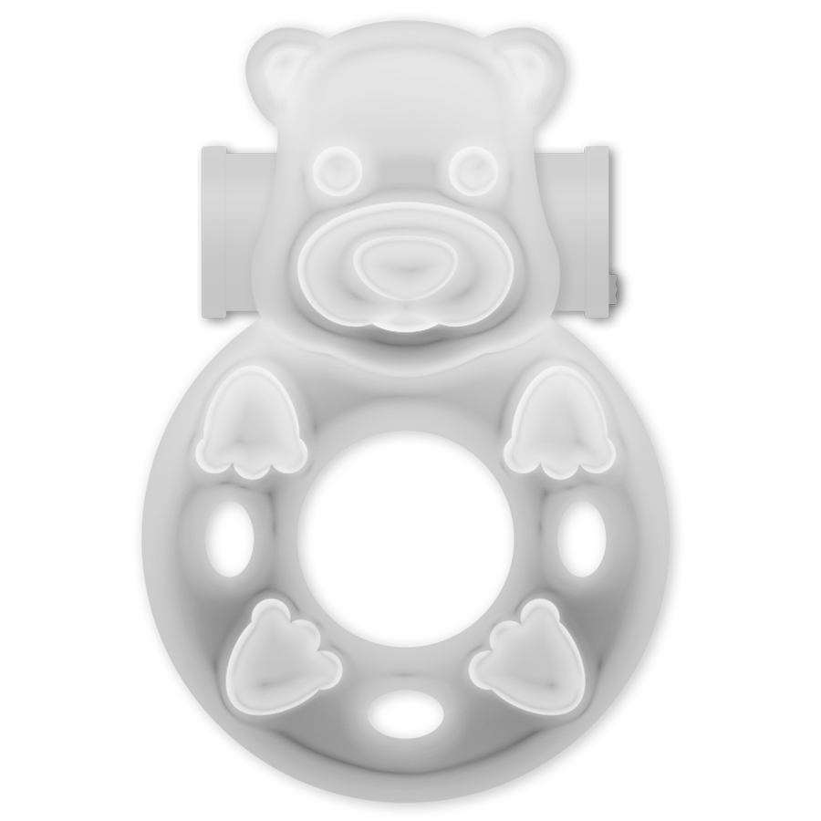 ANILLO VIBRADOR CONEJITO TRANSPARENTE