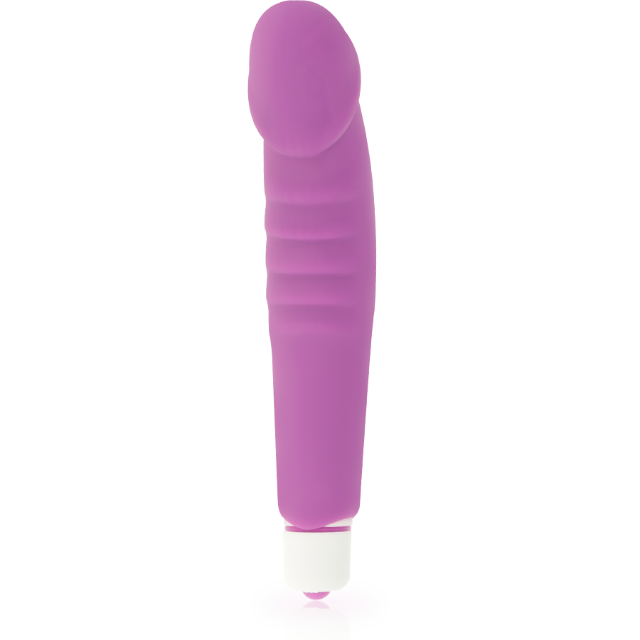 REALISTIC  PLEASURE VIBRADOR SILICONA LILA