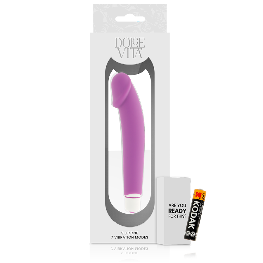 REALISTIC VIBRADOR SILICONA LILA