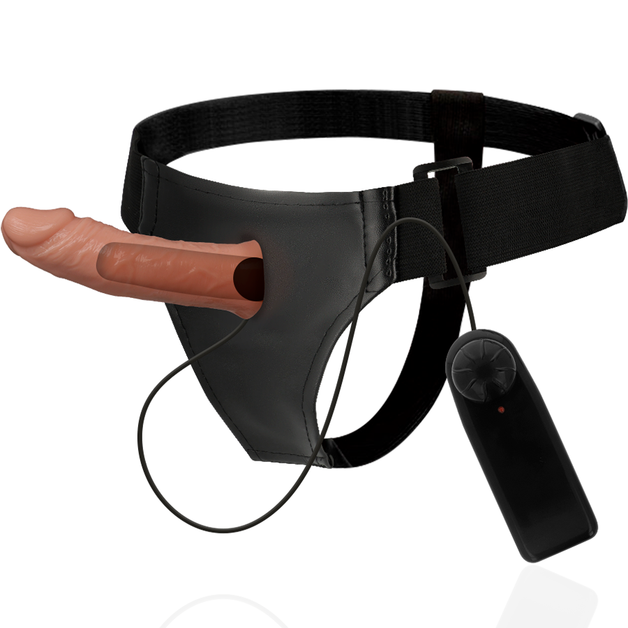 HARNESS HUECO BENNY CON VIBRADOR 15 CM -O- 4.5 CM