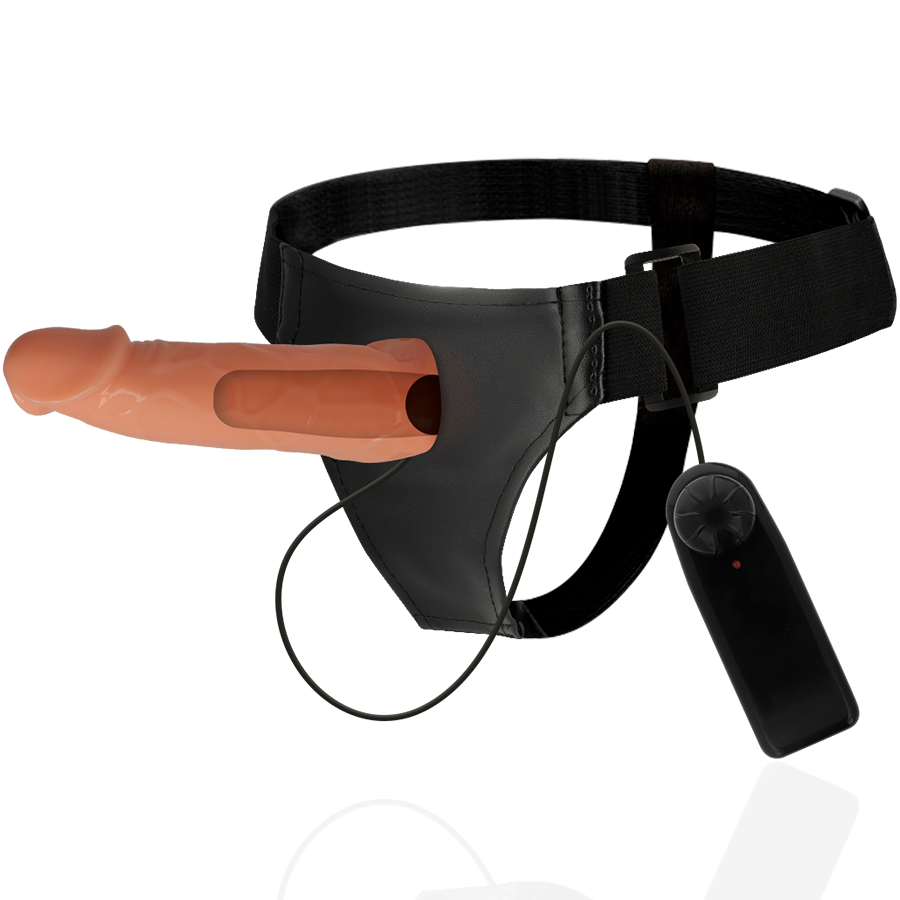 HARNESS  HUECO WILLIAN CON VIBRADOR 17 CM -O- 4.5 CM