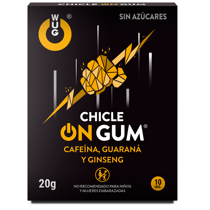 Chicle ON GUM WUG – Energía Instantánea para Cuerpo y Mente