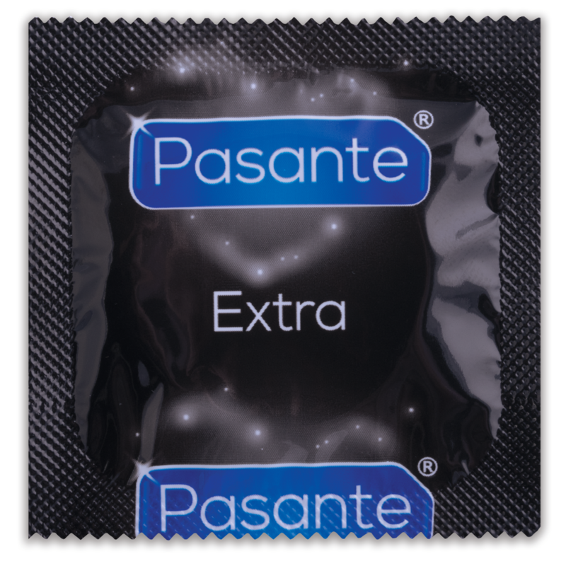 Pasante Extra (3 uds) – Preservativos extra gruesos con lubricación adicional