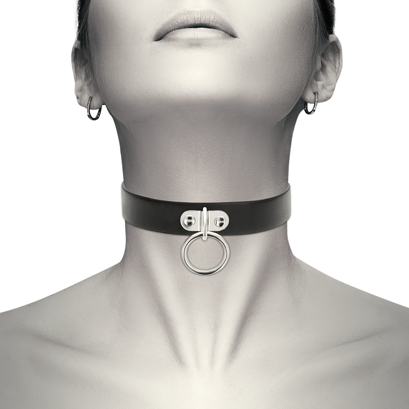 Bruma Chic Desire - Collar Fetiche de Cuero Vegano Ajustable