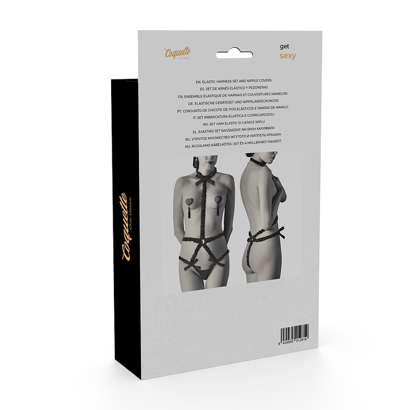 LINGERIE SET CON PEZONERAS DELUXE