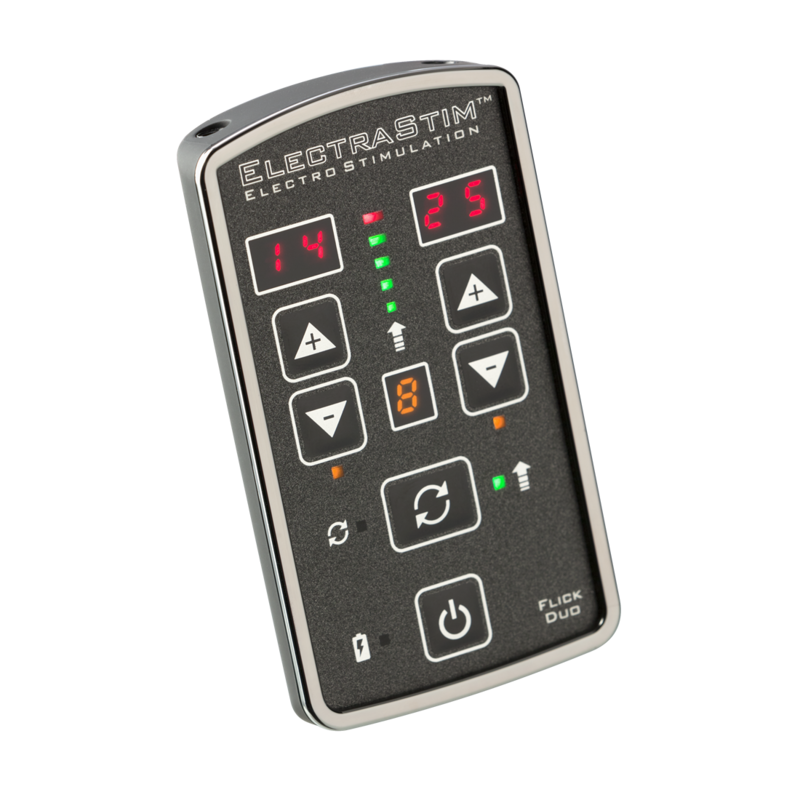 ElectraStim Flick Duo EM80 – Estimulador Electrosex de Doble Canal Recargable