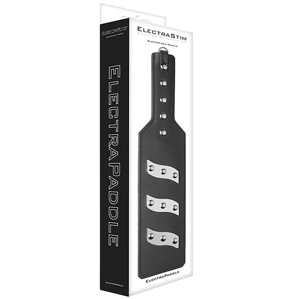 ⚡ ElectraPaddle – Paleta Electro BDSM de Cuero con Estimulación Eléctrica