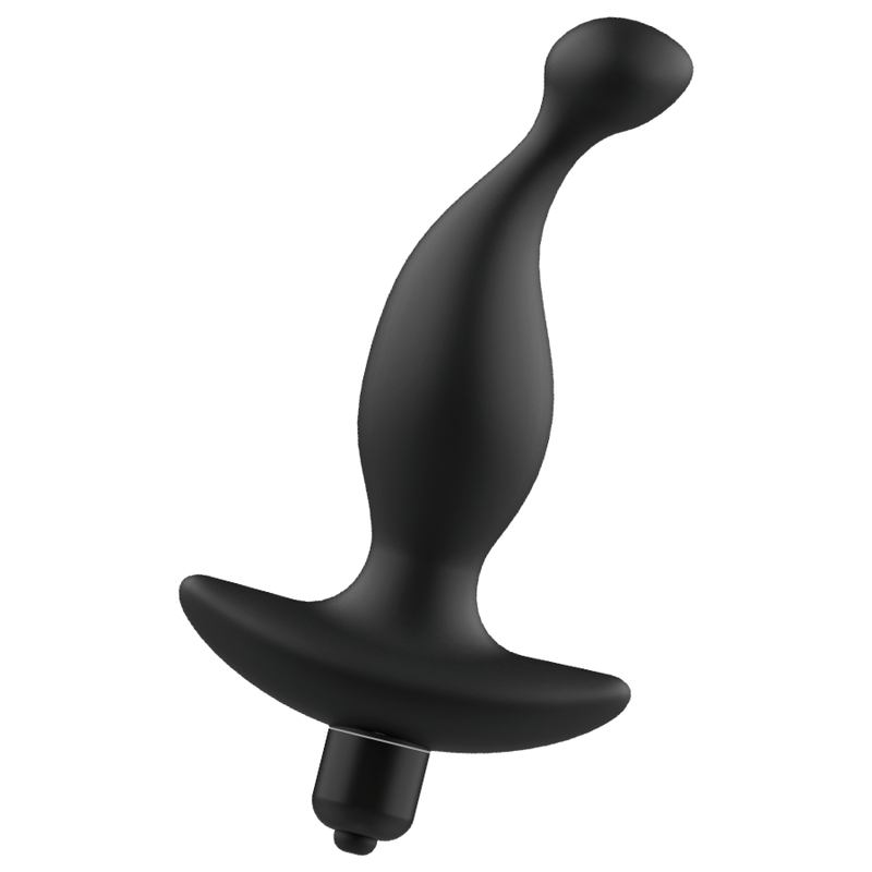 MASAJEADOR ANAL CON VIBRACIÓN NEGRO MODELO 1